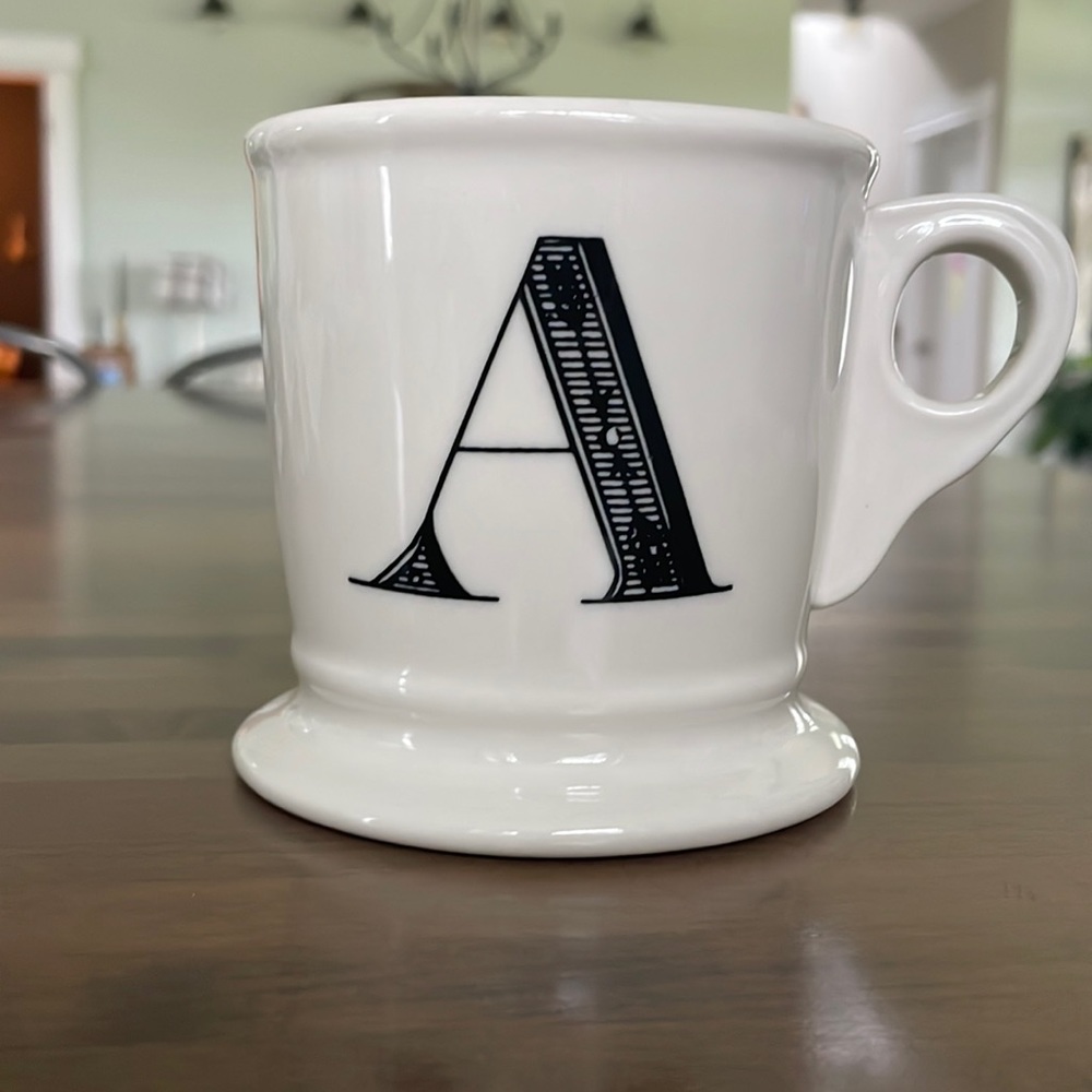 Anthropologie “a” mug